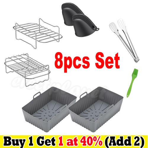 8pcs silicone air fryer - 8pcs,