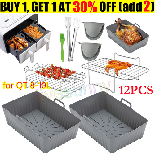12pcs air fryer rack grills - fryer,