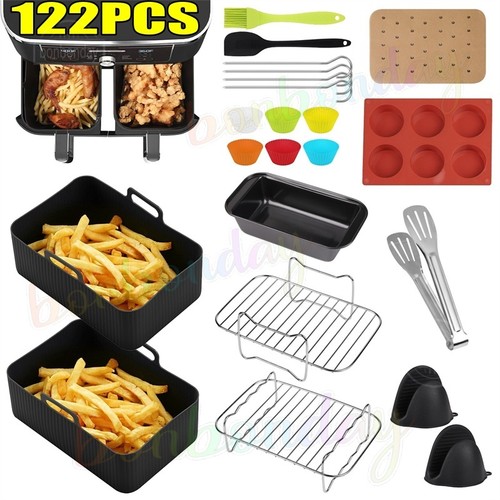 122pcs set rectangle air fryer - 122pcs/set,